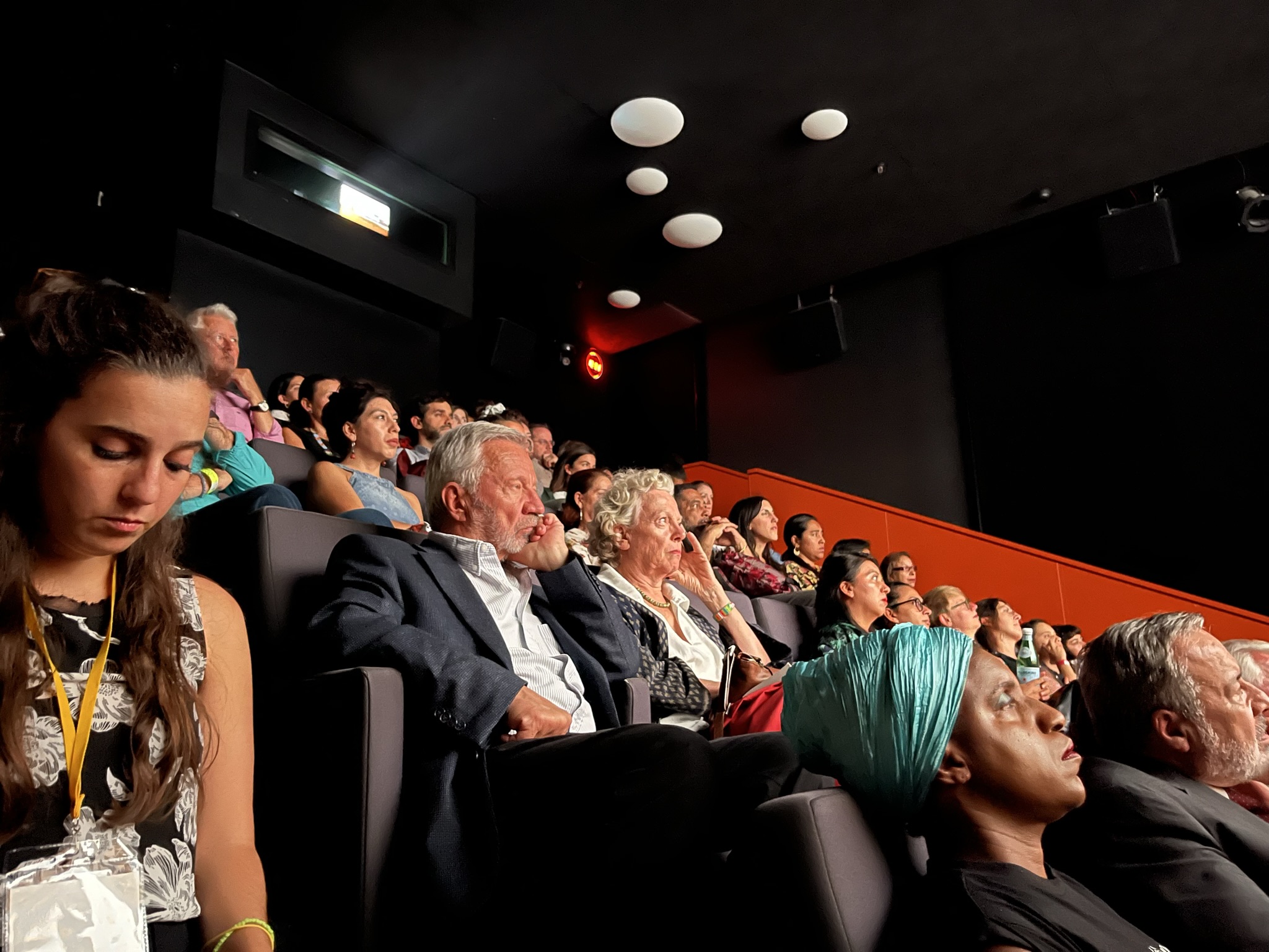 Público en sala de cine durante una proyección de la edición 2023